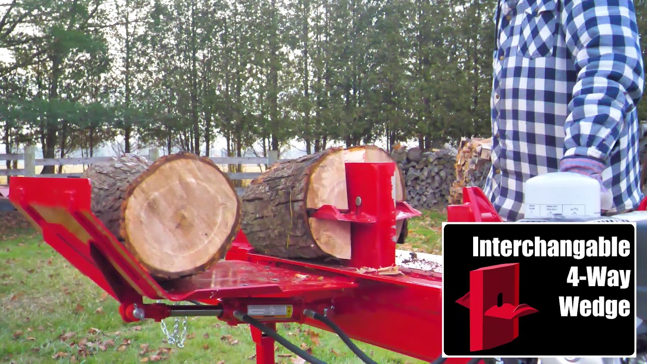 Split-Fire 4490 2-Way Log Splitter with interchangeable 4-way wedge