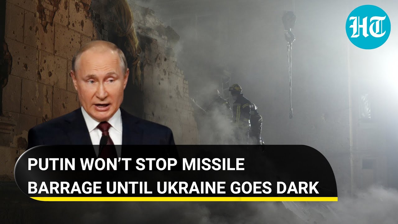 Putin plans new Ukraine strategy with Russian commanders | Emergency in Kyiv after 74 missiles hit