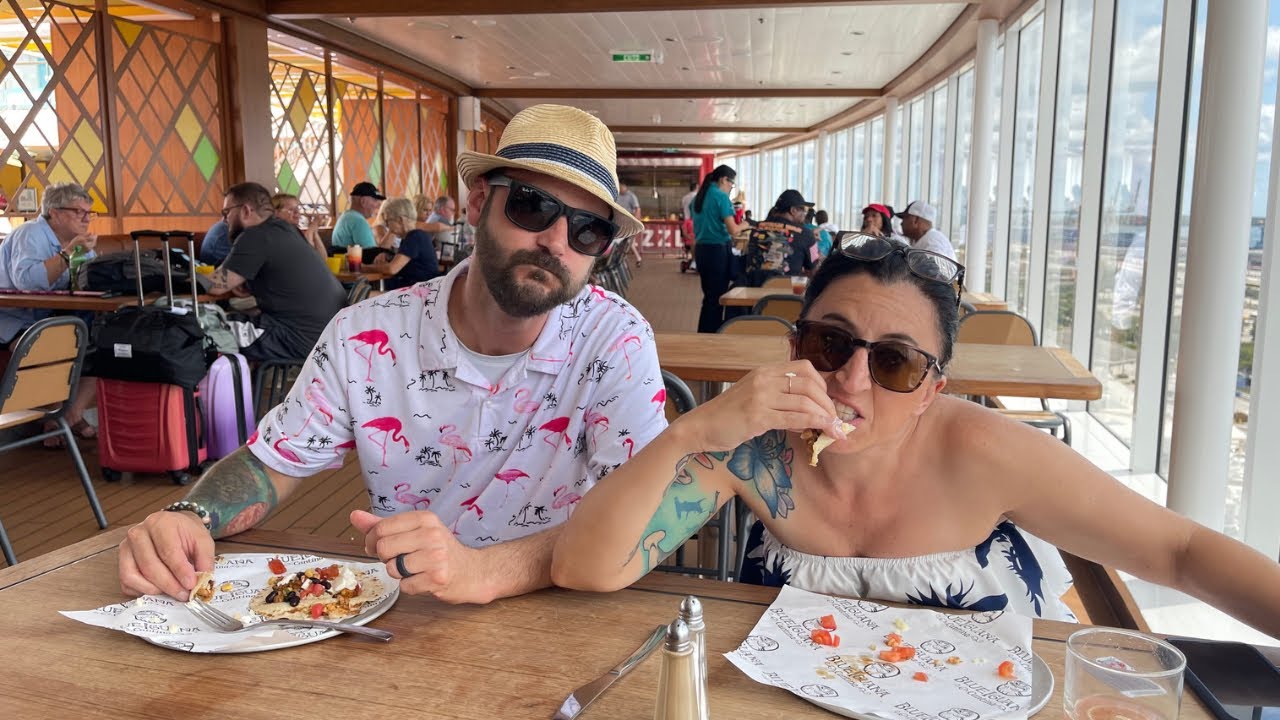 All the food we ate on the Carnival Celebration