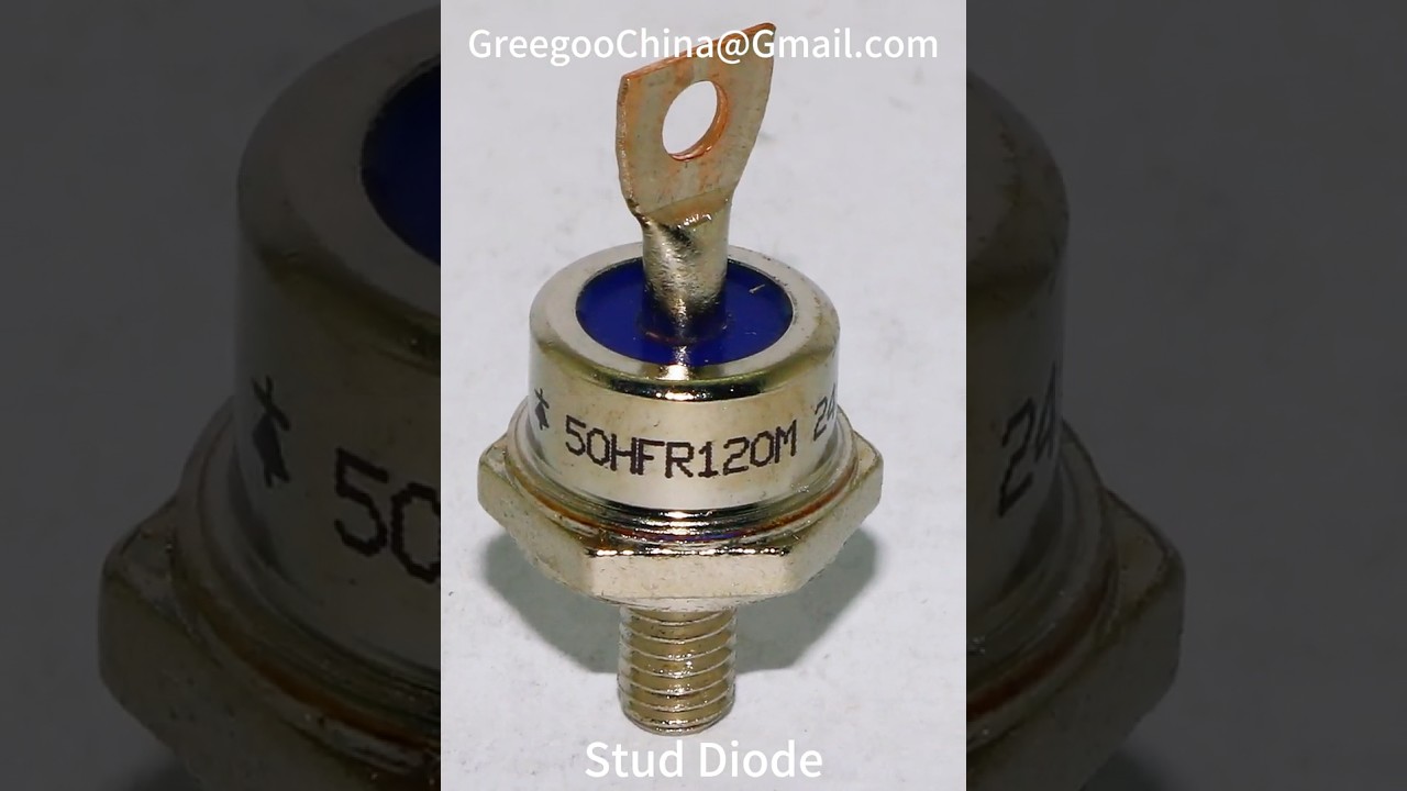 Stud Diode 50A 1200V 50HRF120M rectifier diode  #greegoo #semiconductordevice #rectifier #diode