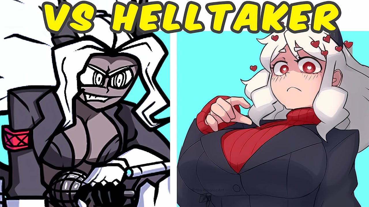 Friday Night Funkin' VS HELLTAKER | FNF Dark Side (FNF MOD), A thorough Gameplay...❤️