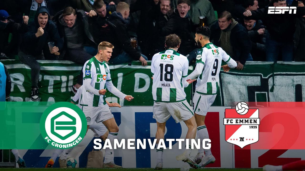 PEPI belangrijk voor GRONINGEN met GOAL in DEGRADATIEKRAKER ⚽|  Samenvatting FC Groningen - FC Emmen