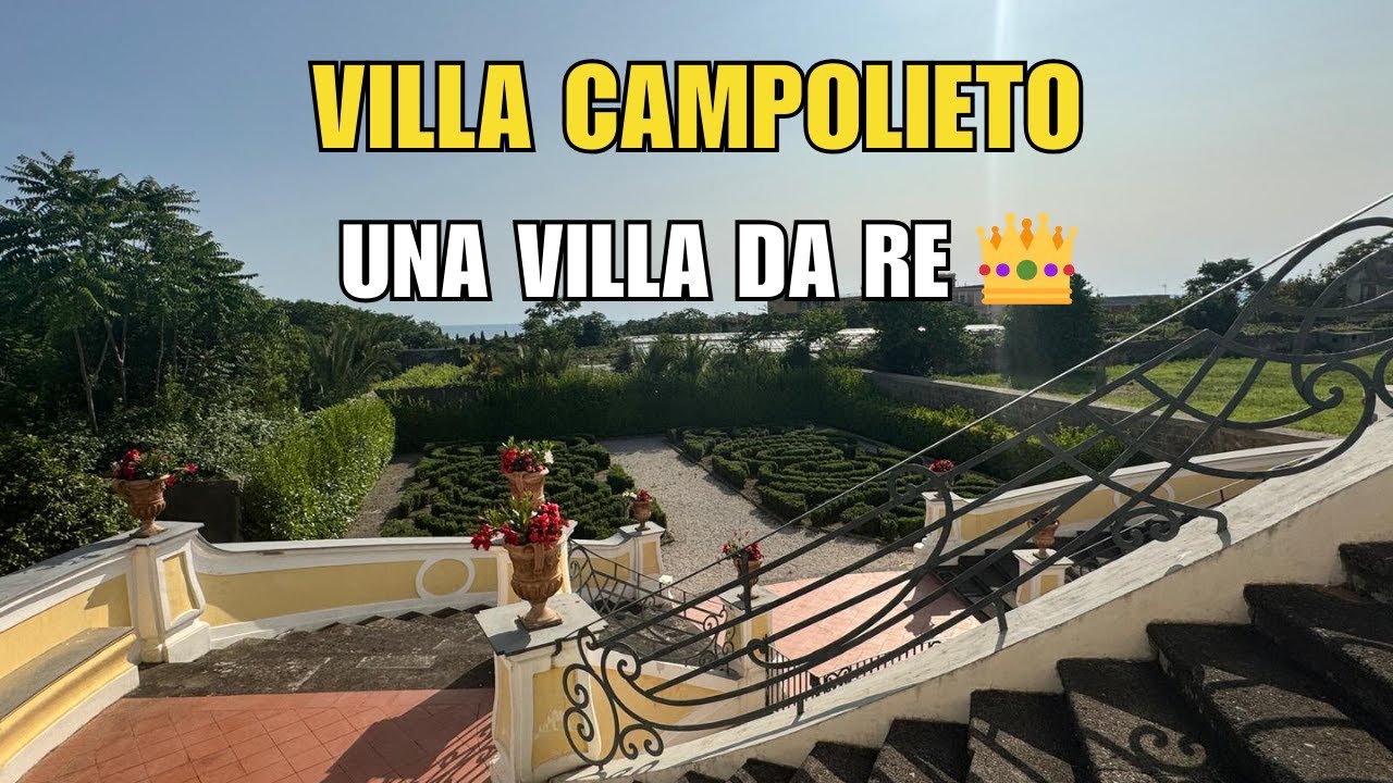 Villa Campolieto Ercolano 🏛️ | Capolavoro del Barocco Napoletano sulla Miglio d’Oro