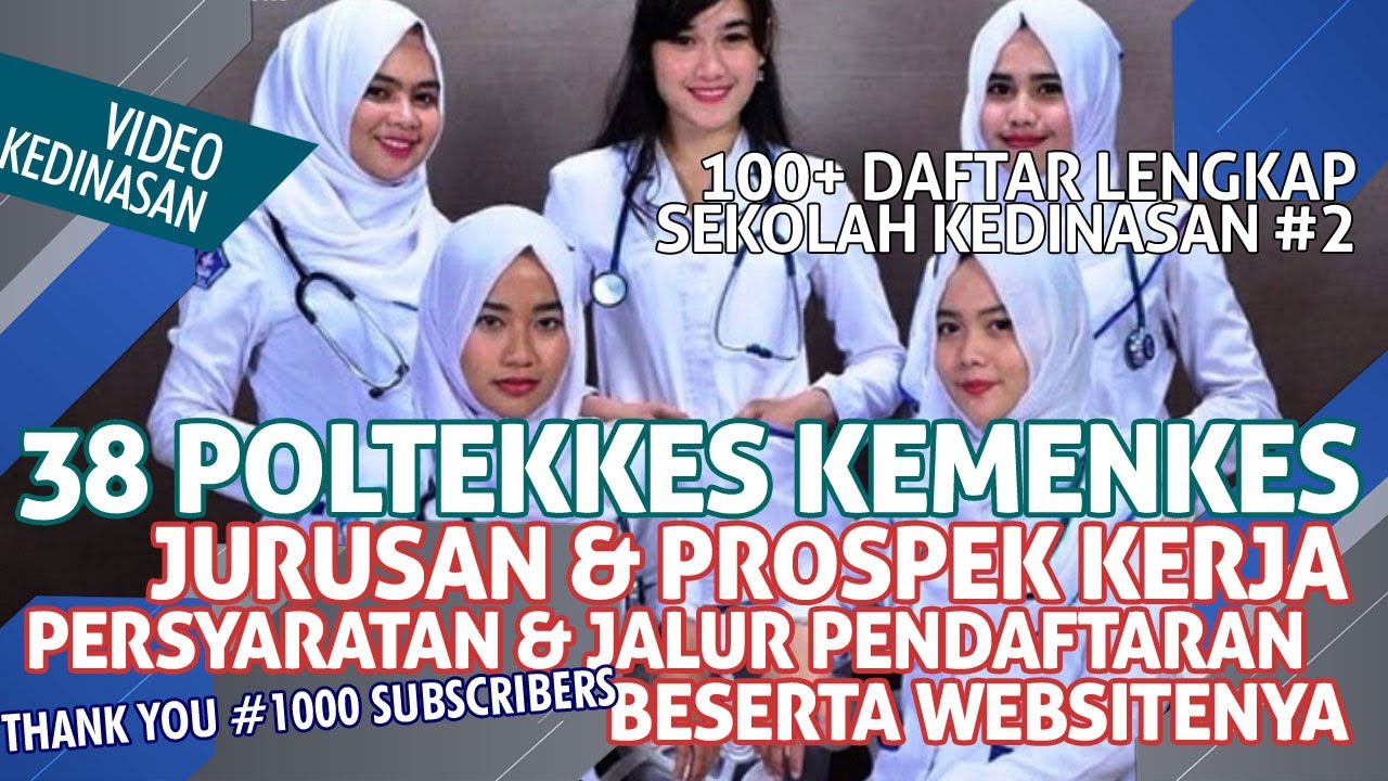 38 Poltekkes - Sekolah Kedinasan Di Bawah Kemenkes - Daftar Lengkap PTK #2 | Vlog Kedinasan