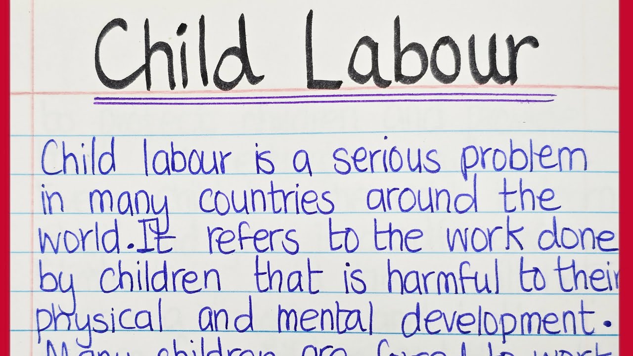 Essay On Child Labour In English | Child Labour Essay In English | Child Labour