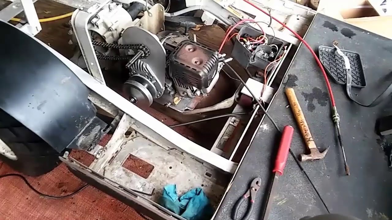 212 Predator golf cart build part #2