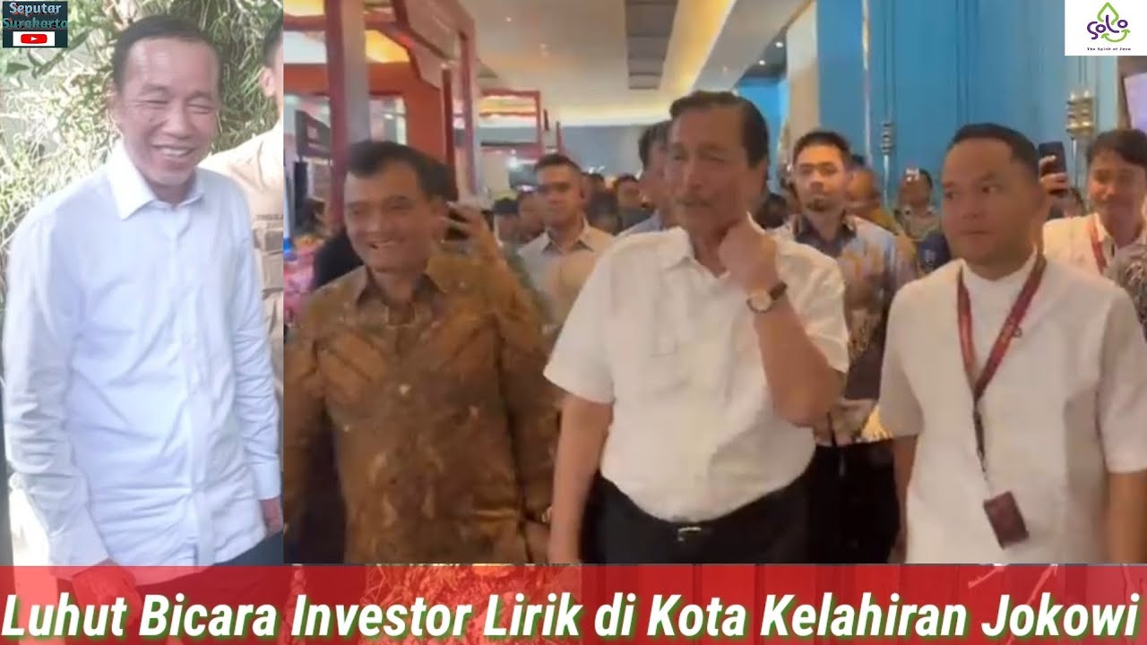 Opung Luhut Tiba2 Datang Solo Kampung Jokowi, Bicara Investasi Berkelanjutan Program Pro Rakyat