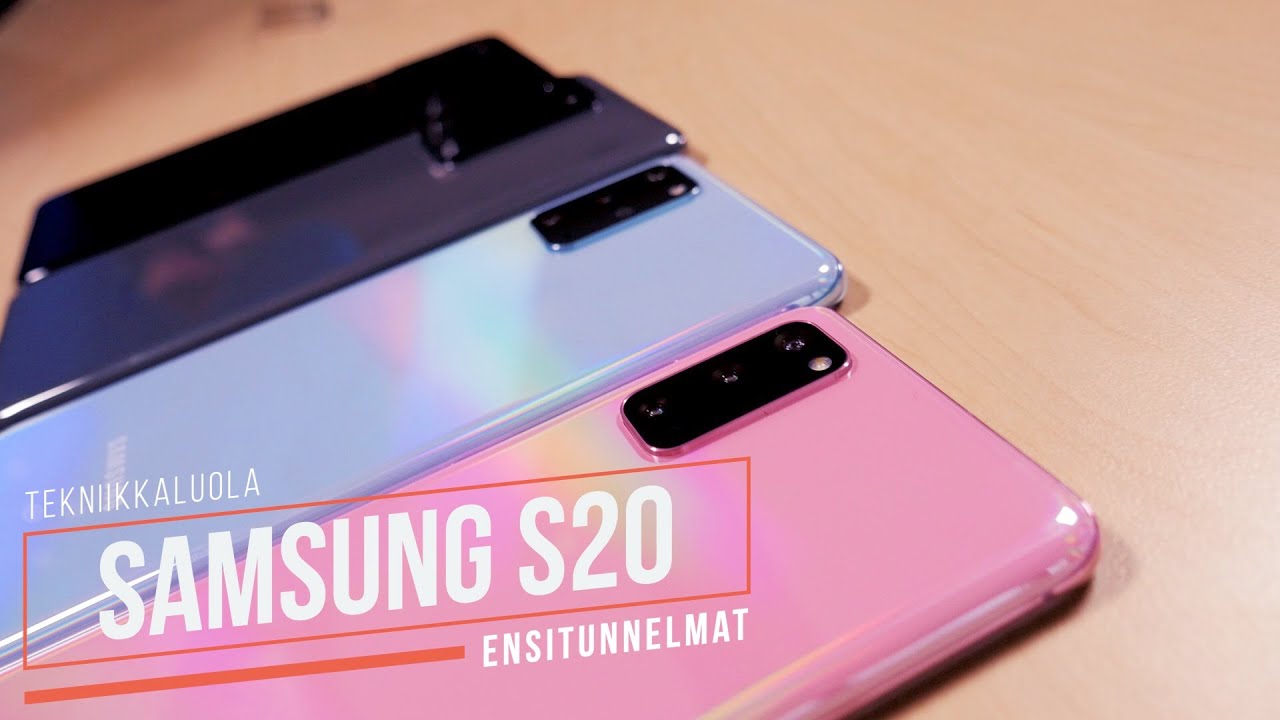 Samsung Galaxy S20 ensitunnelmat
