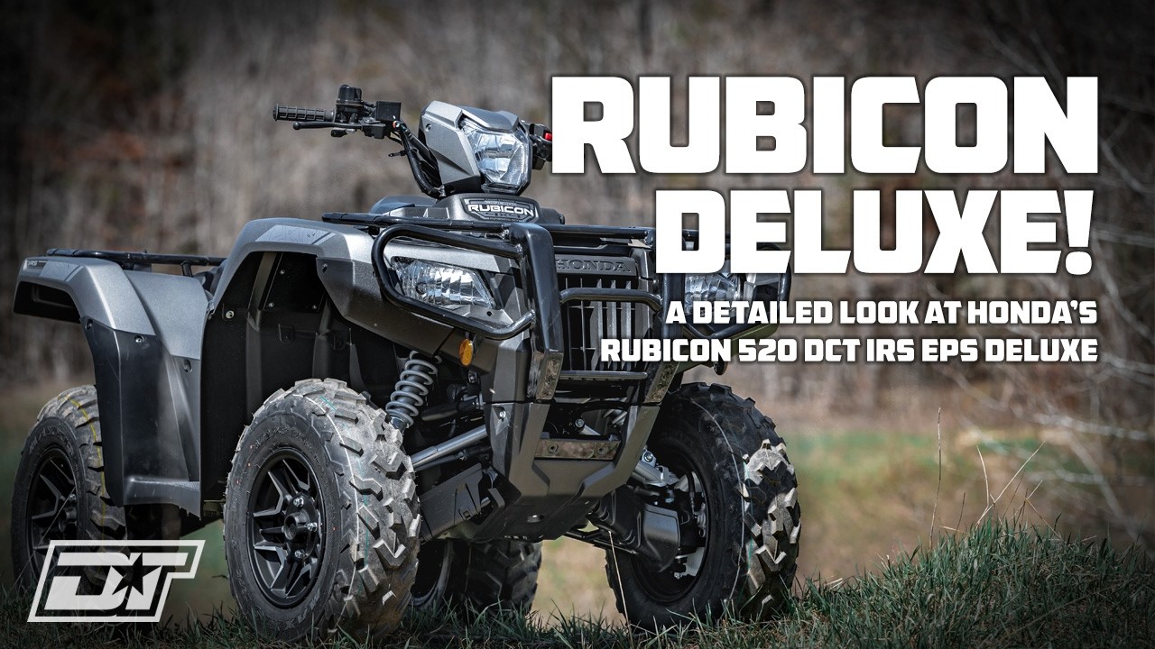 Подробный обзор квадроцикла 2026 Honda Rubicon 520 DCT IRS EPS Deluxe