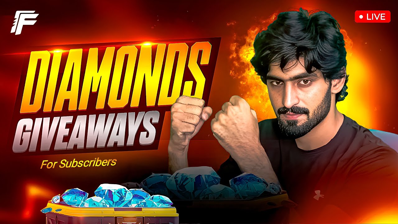 🔴50,000 DIAMONDS GIVEAWAY & GO TO 50K SUBSCRIBER 😍#freefire #vmafiaking