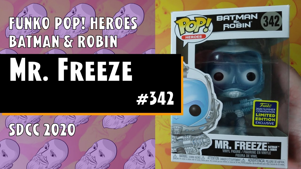 Funko Pop Heroes: Batman & Robin - Mr. Freeze - #342 - Exclusive SDCC 2020 // Just One Pop Showcase