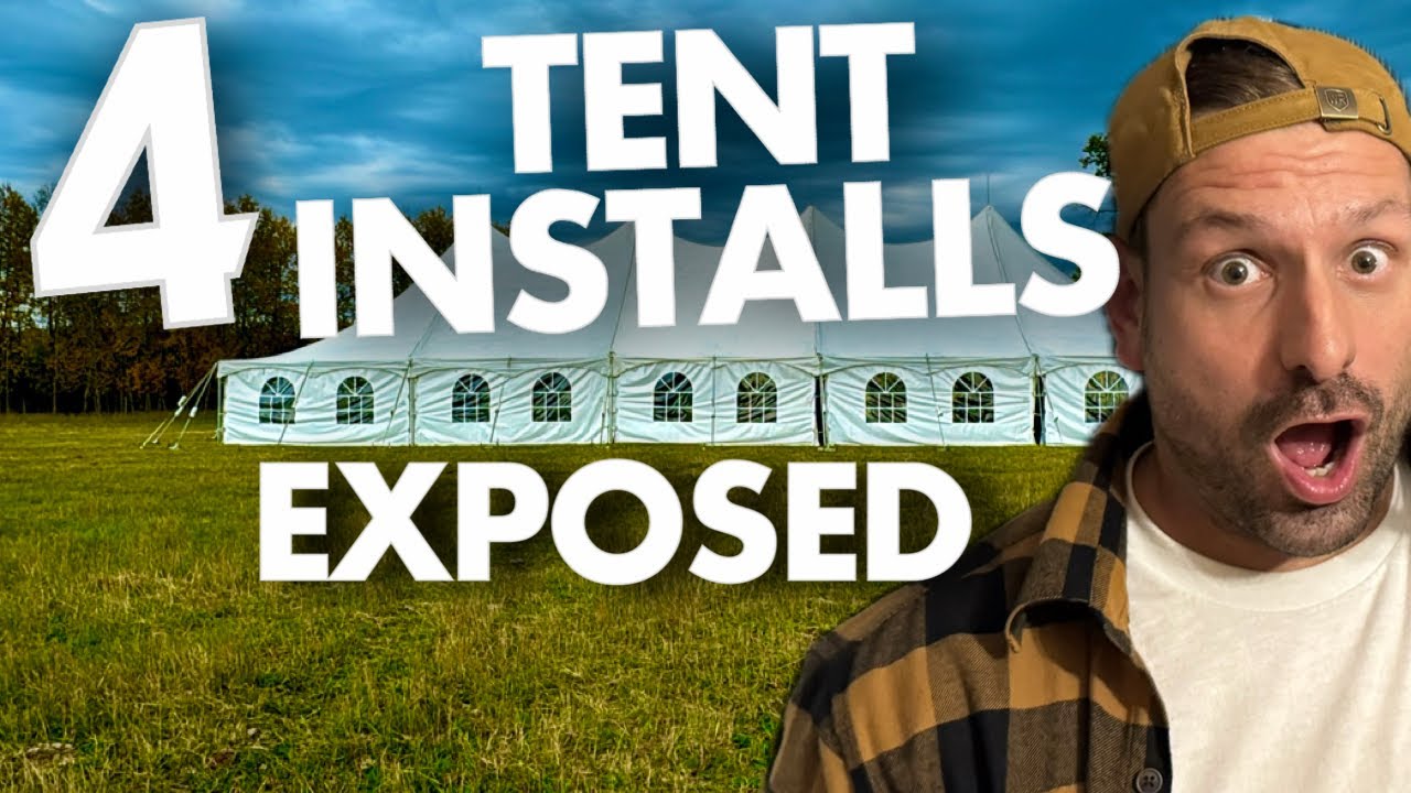 How To Run A Tent Rental Business - POV Busy Tent Install Week