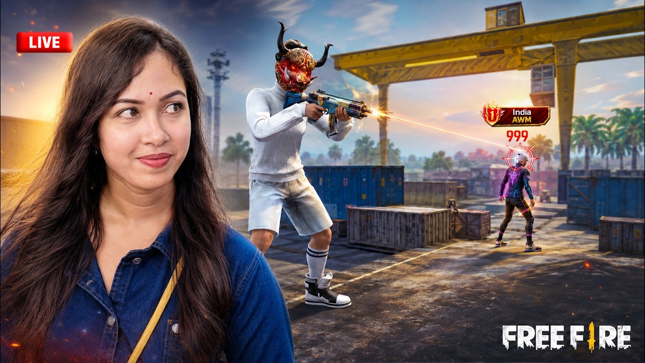 🔴 Free Fire LIVE | Top 1 Grandmaster ! ⚽🔥 #roygaming #freefirelive