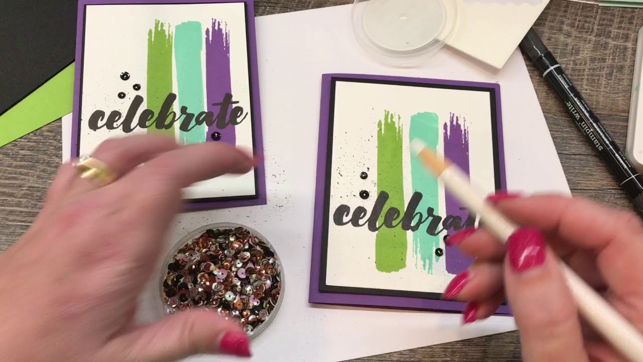 How to make 3 simple cards with one color combo!