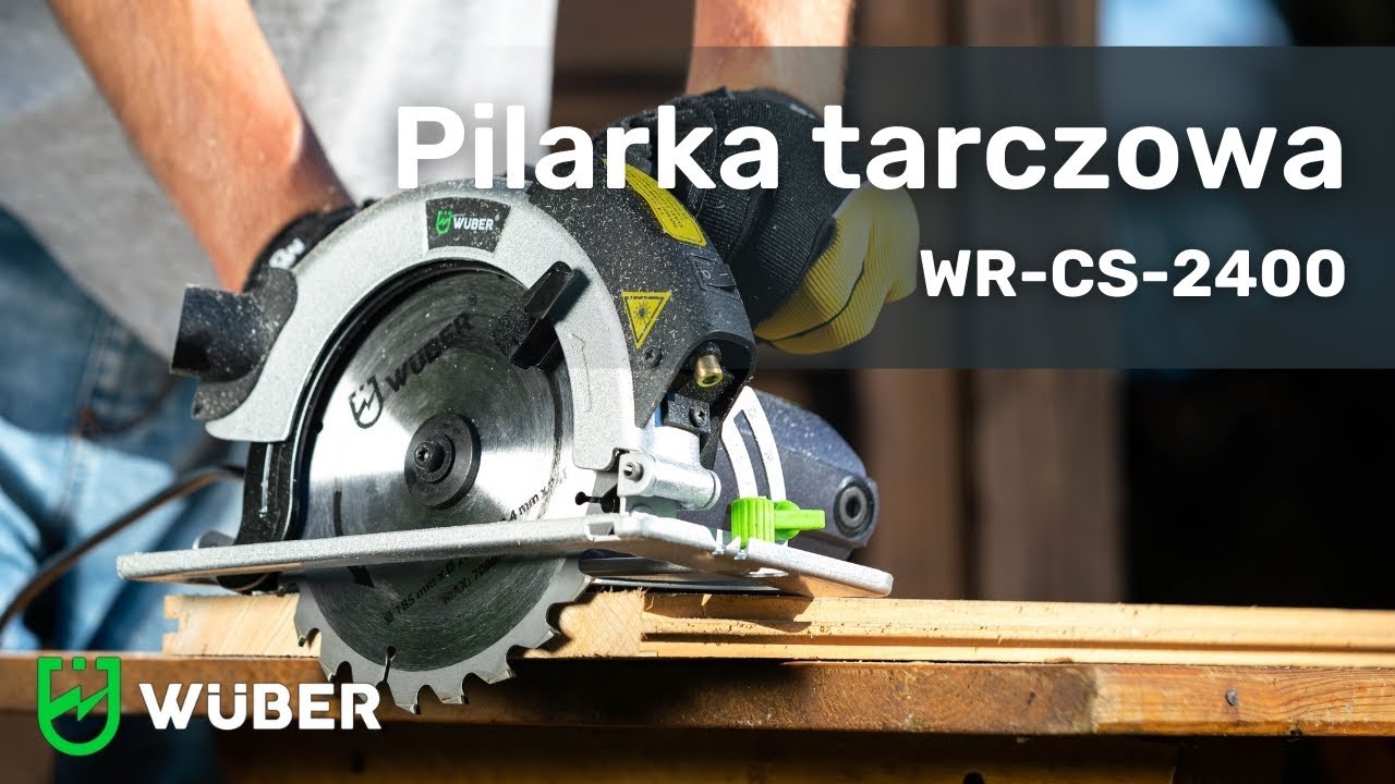 PILARKA TARCZOWA WR-CS-2400 - Użytkowanie i funkcje