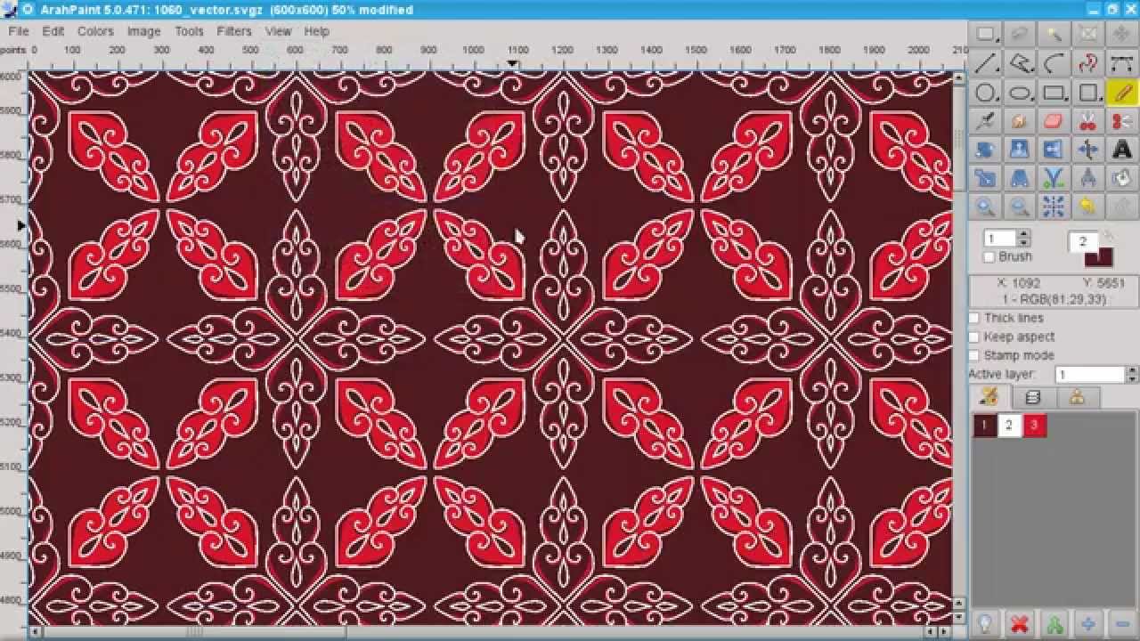 Importing Vector Drawings into Free ArahPaint 5