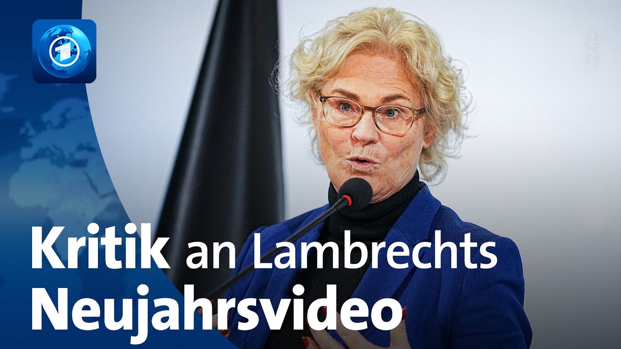 Weitere Kritik an Lambrecht-Video zum Jahreswechsel