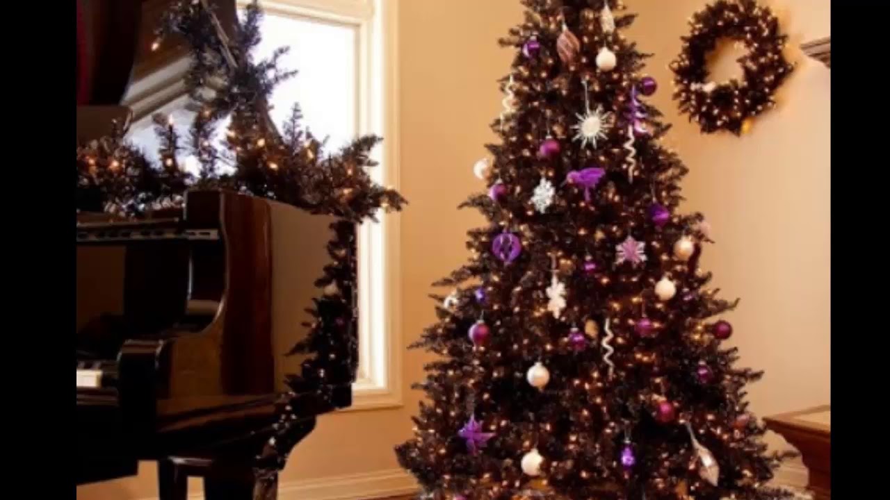 Unique Black Christmas Tree Decor Ideas