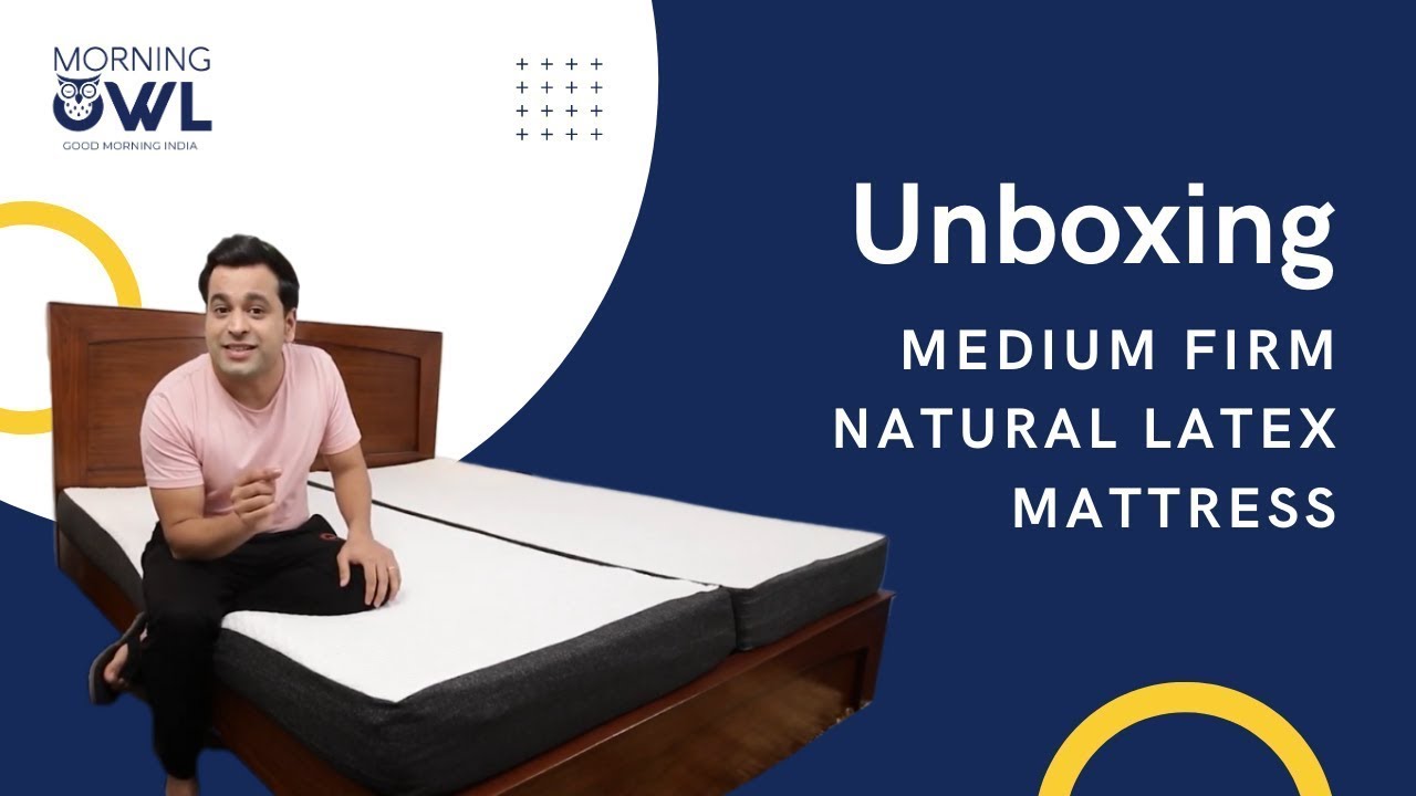 Morning Owl™ - Medium Firm Natural Latex Mattress | Best Mattress For a Comfortable Sleep
