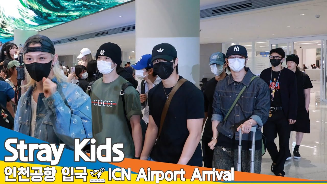 스트레이 키즈, 지구 7바퀴 돌고 돌아왔다…세레머니로 다시 만나요(입국)✈️StrayKids Airport Arrival 2025.8.1 Newsen