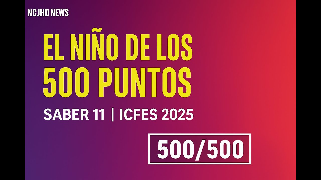 &ldquo;El ni&ntilde;o que SAC&Oacute; 500/500 en el ICFES | Historia real que conmovi&oacute; a Colombia