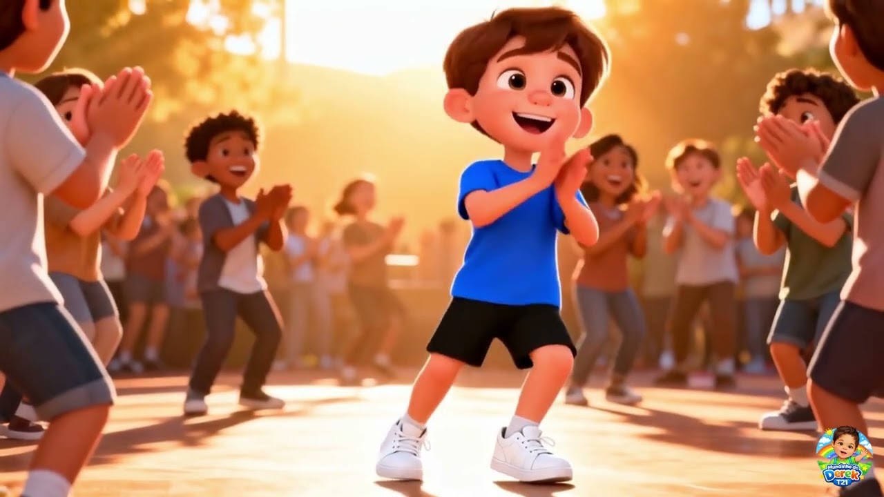 😱 PULA, GIRA, TRAVA! Música Infantil SUPER Agitada | Mundinho do Derek