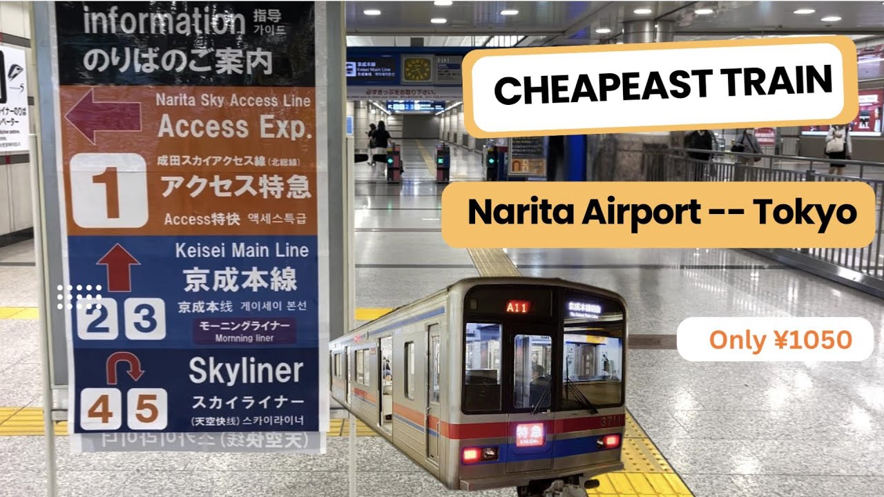 Cheapest Way from Narita Airport to Tokyo (Ueno) – No Transfers