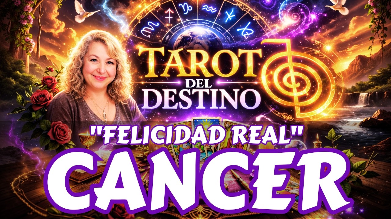 CÁNCER ♋ VIENE UNA FELICIDAD QUE CAMBIA TU VIDA… NO TENGAS MIEDO | Tarot del Destino #cancer