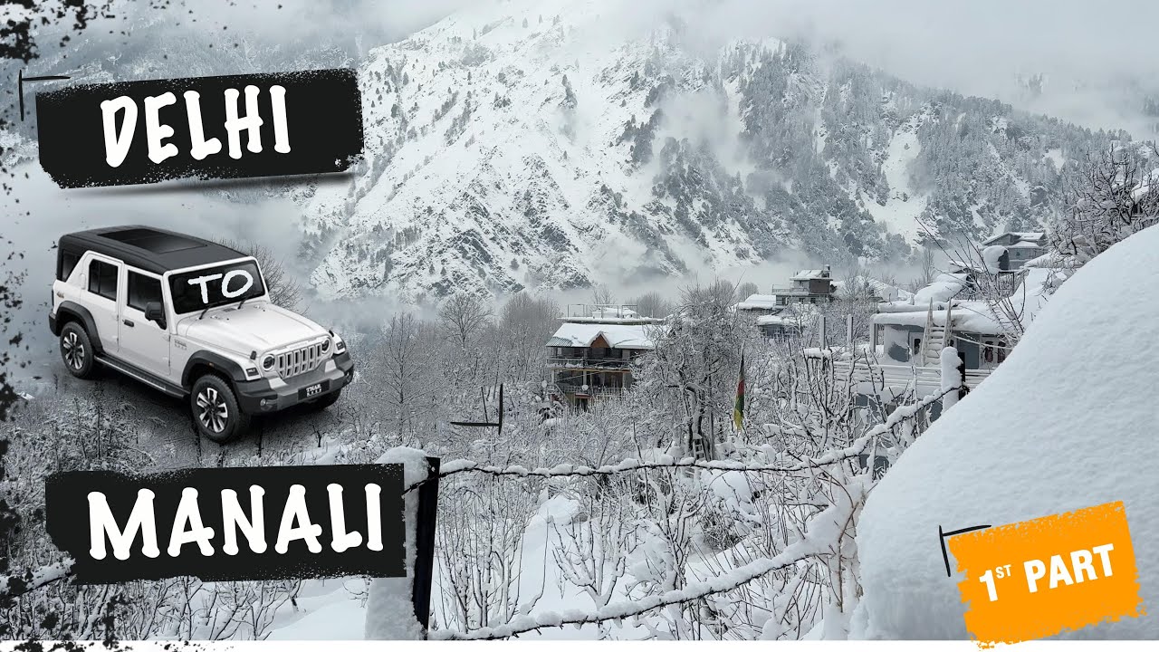 Saari Workshop Team Gayi Manali 😍 | Delhi To Manali Trip | Part 1 #roadtripvlog #manali 