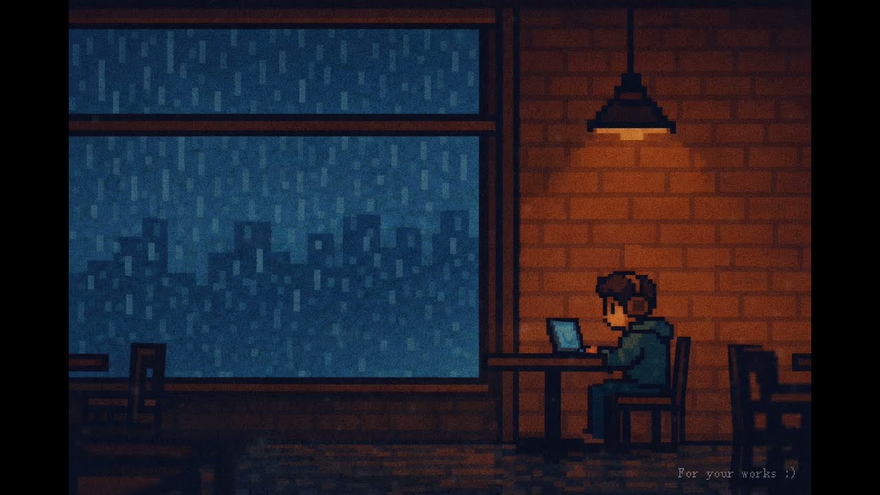 Slow down.. Rainy Window Lofi for Focus & Deep Study 🌧️