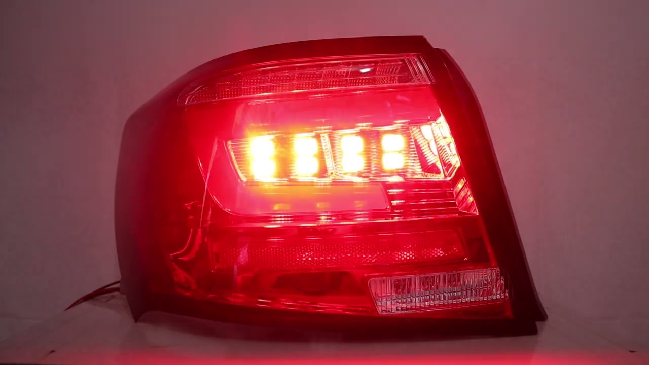 NEW RED LED Sequential Tail Lights Lamp for-2008-2014-Subaru Impreza WRX Sedan