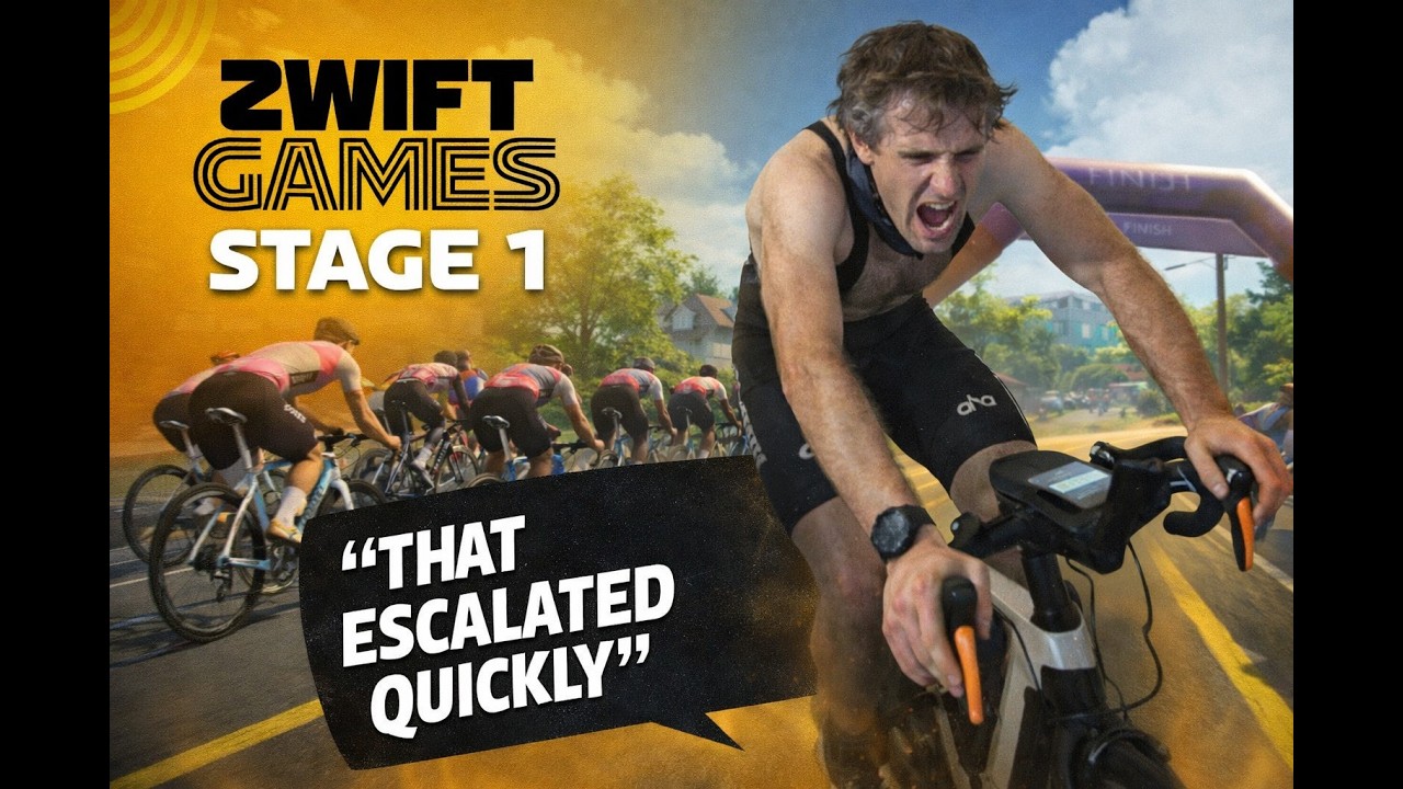 Zwift Games Stage 1: A brutal FTP test on Kaze Kicker