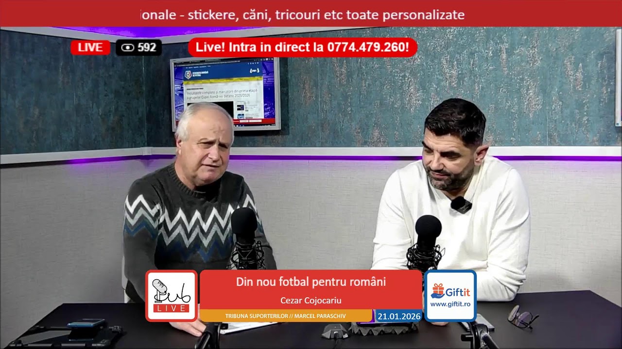 Din nou fotbal pentru români / Tribuna suporterilor - 21.01.2026