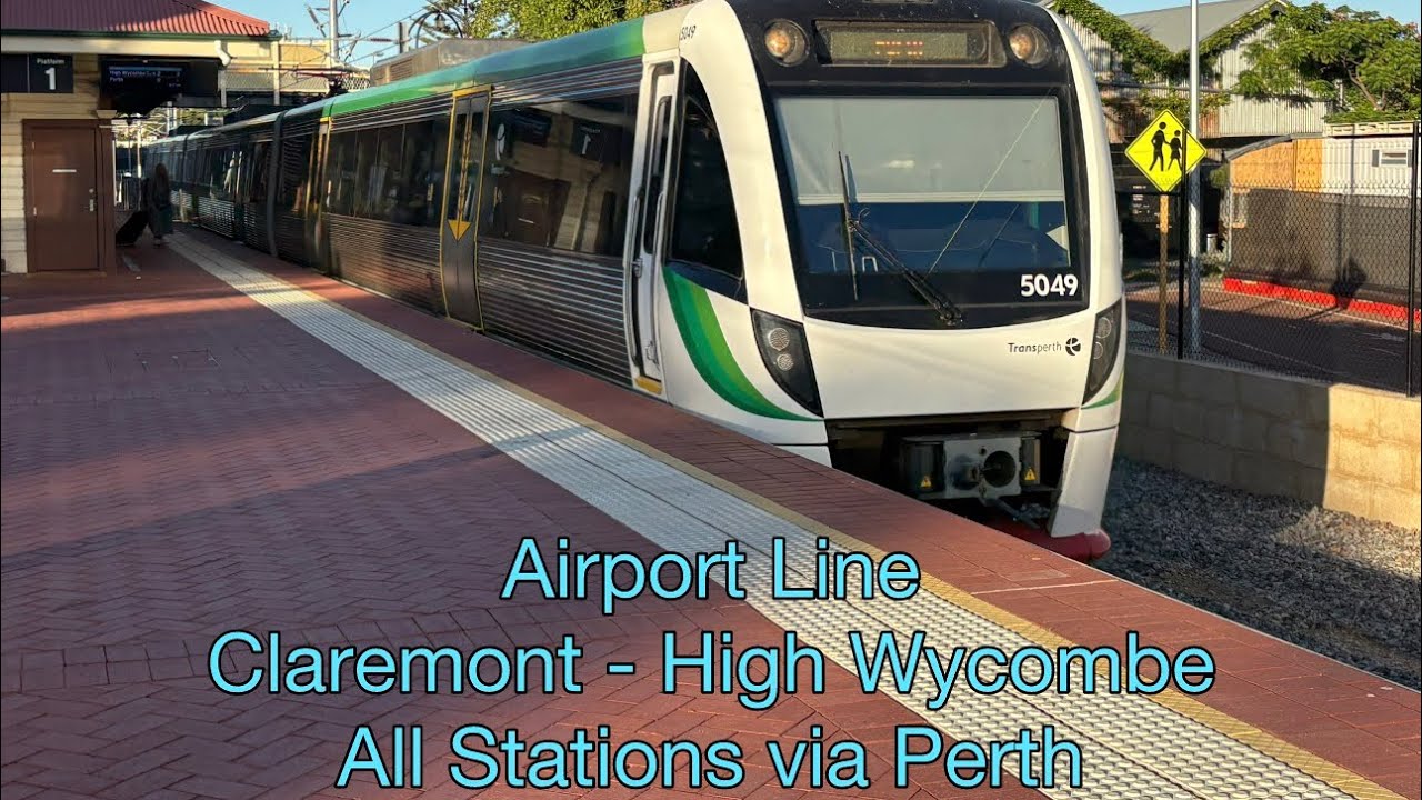 Journey: Claremont - High Wycombe All Stations via Perth (B Series)