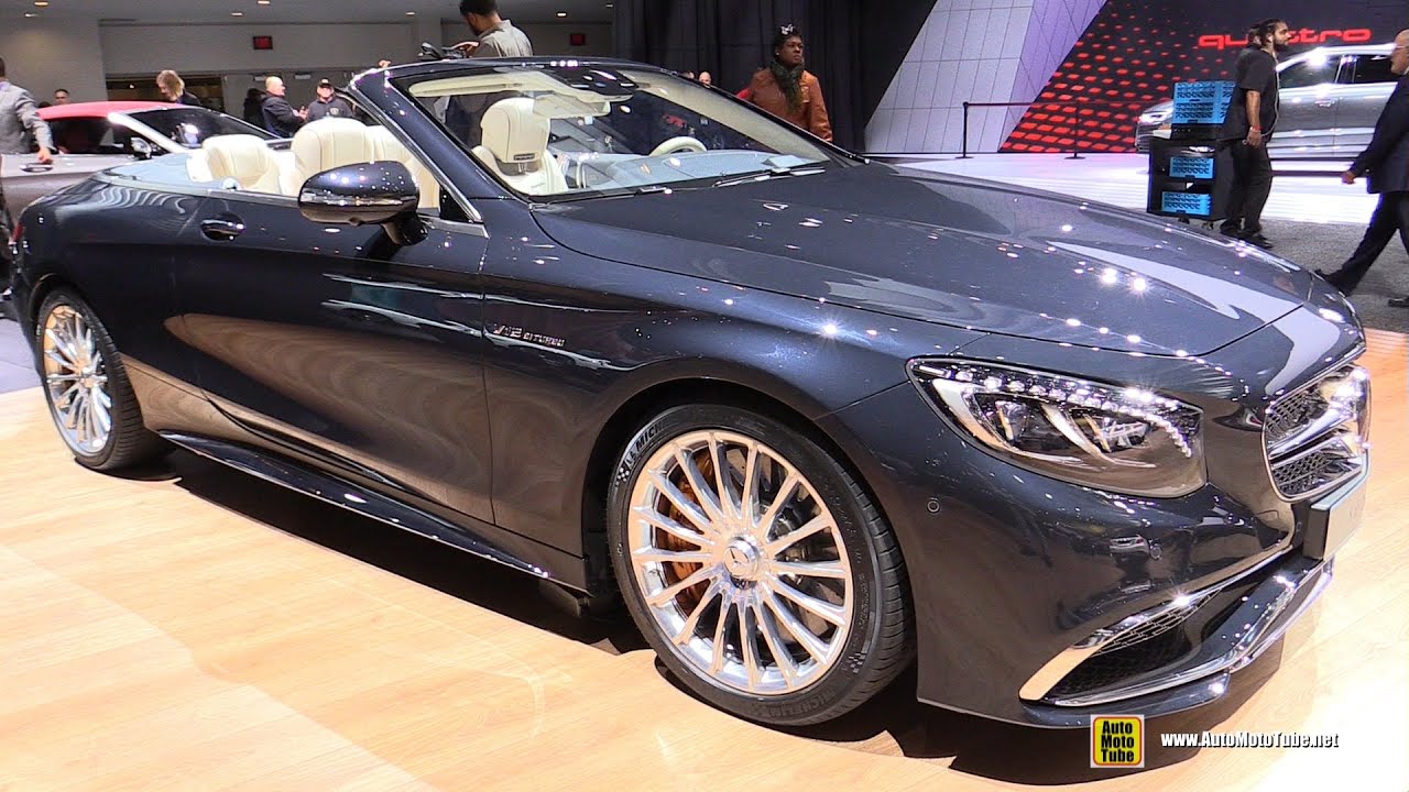 2016 Mercedes S65 AMG Cabriolet V12 - Exterior and Interior Walkaround - 2016 Detroit Auto Show