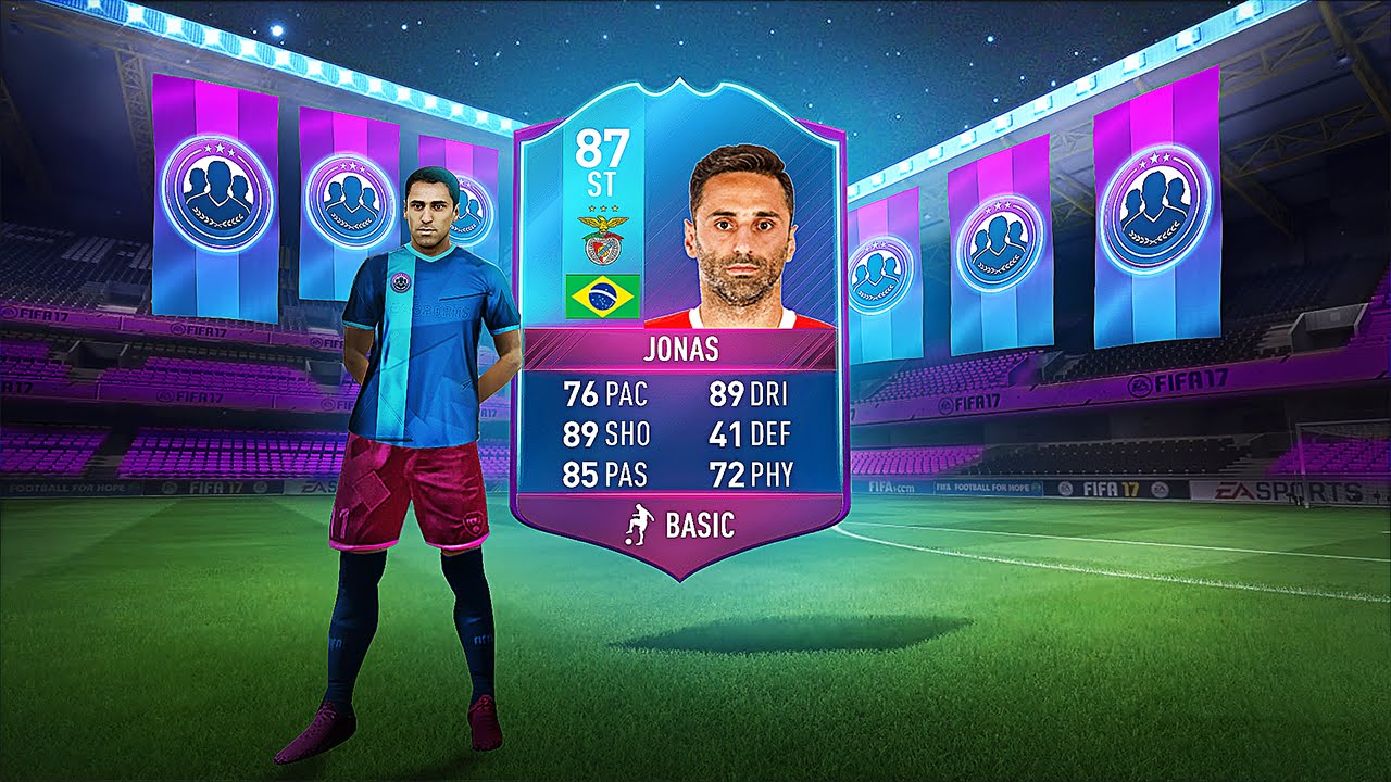 RAREST CARD IN FIFA! #FIFA17 Ultimate Team (87 PURPLE JONAS)