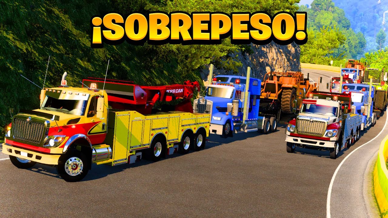 QUEDADOS EN LA LÍNEA POR ¡SOBREPESO! | American Truck Simulator