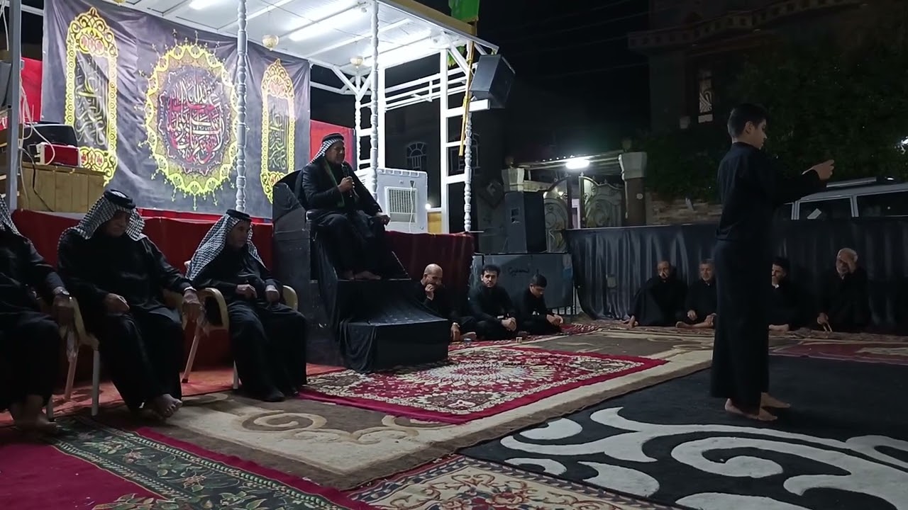 المجلس السنوي في دار الشاعر سعد الكصيري ويرتقي المنبر الناعي سيد علي العوادي ومن الله التوفيق