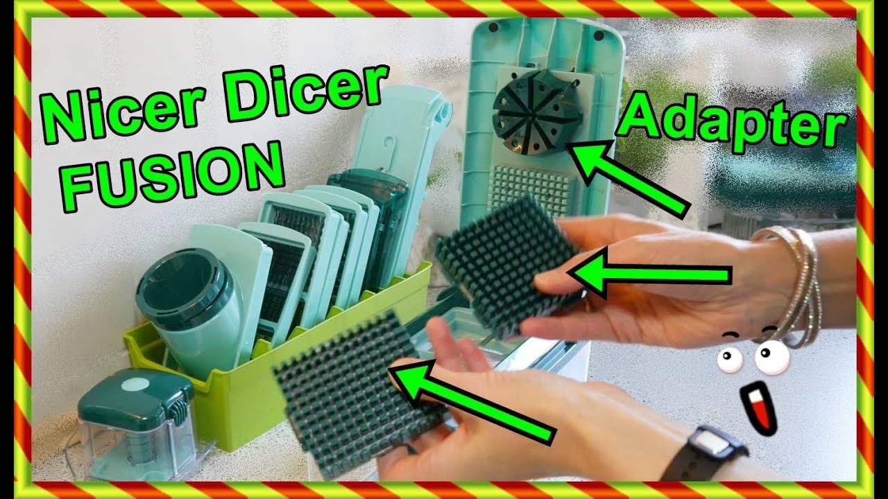 Nicer Dicer FUSION Anleitung Adapter/Messer SoFie Haushalt Un-/Perfekt