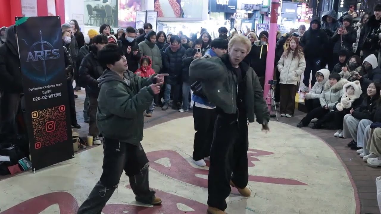 KPOP&JHKTV]ARES & Former BTS back up dancer Jangwoo hongdae kpopdance#CandyNCT DREAM#아래스홍대케이팝댄스#캔디