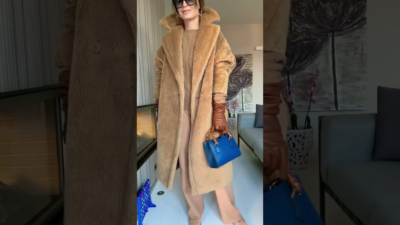 Max Mara Teddy coat styling #ootd #maxmara