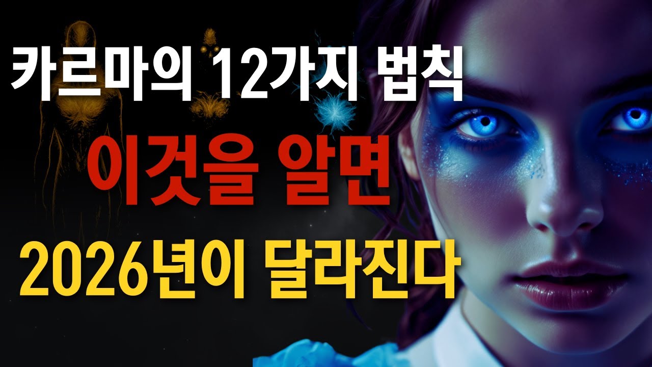 카르마의 12가지 법칙 — 2026년 당신의 삶을 변화시킬 영적 원리 (칼 융)