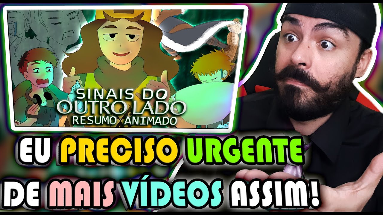REACT - SINAIS DO OUTRO LADO E OS CAÇA ALIEN (resumo animado) @TsukiUraya