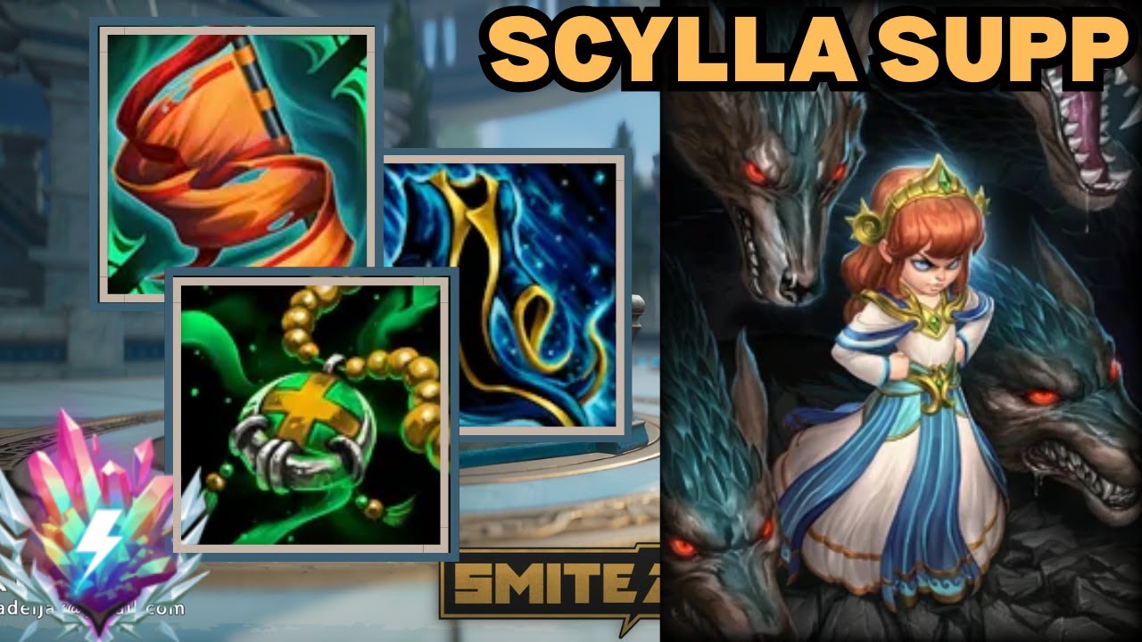 Best Ranked Support Pick!!! - Scylla Deity Support Smite 2 Gameplay