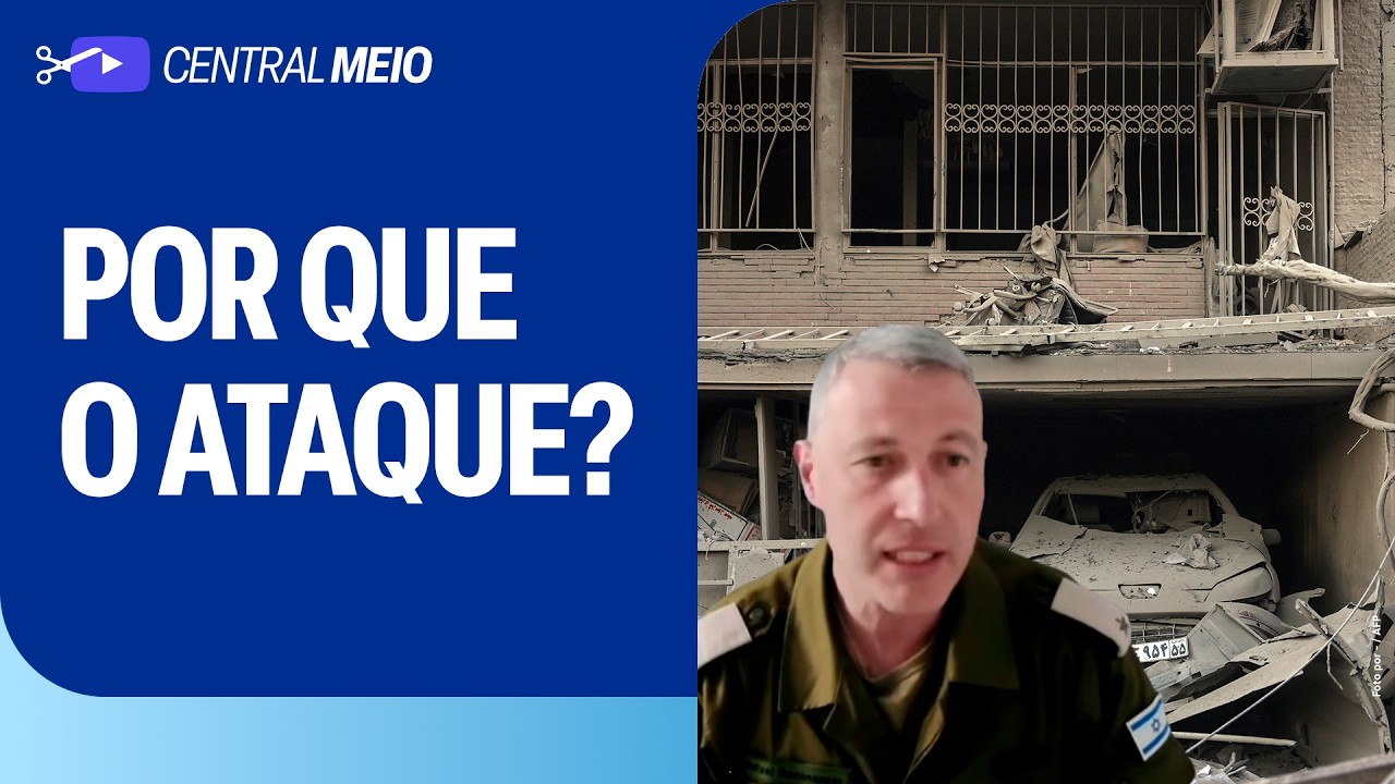 Porta-voz das Forças de Defesa de Israel explica o motivo dos ataques ao Irã no fim de semana