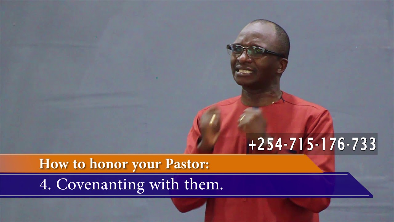 How to honor your pastor