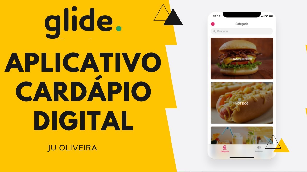 Aprenda a Criar um Aplicativo de Cardápio Digital  [ GLIDE ]