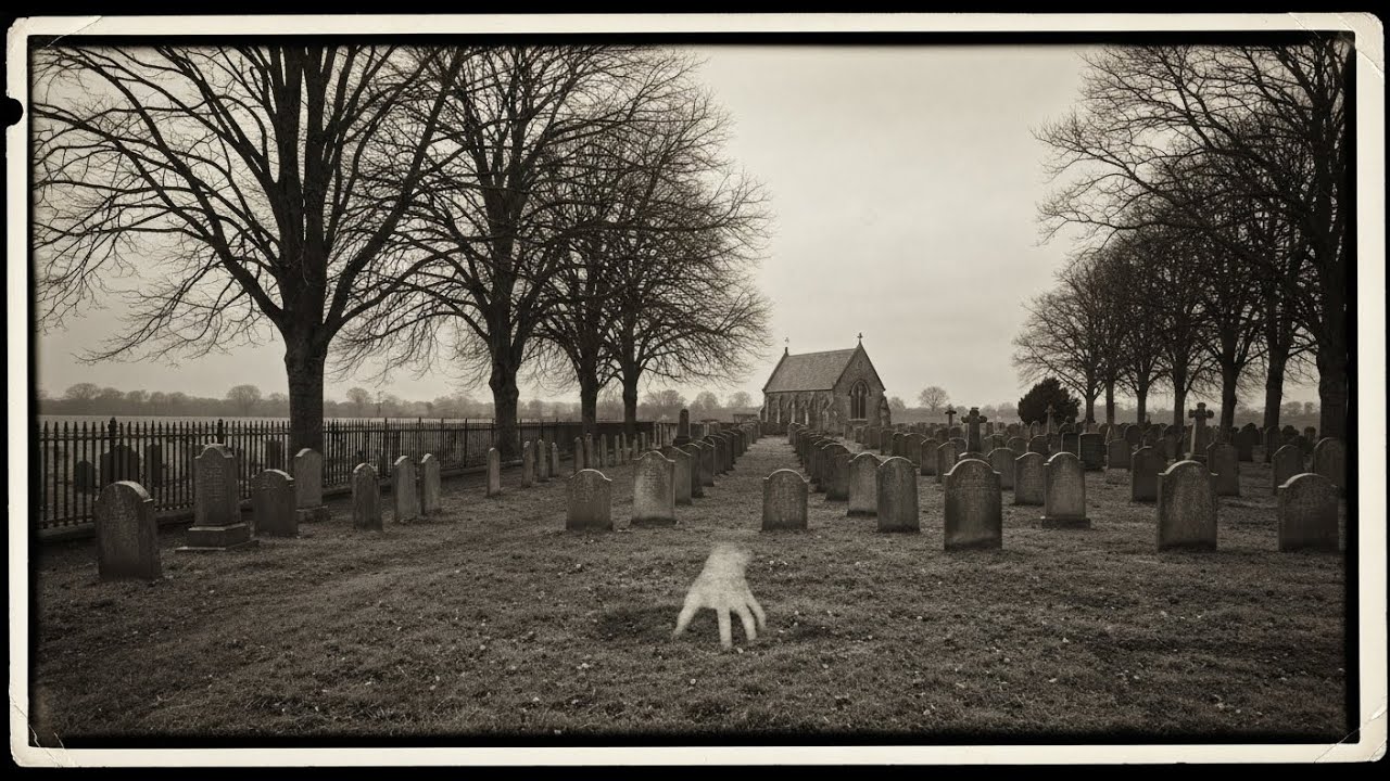 1902 Cemetery Photo Looks Empty — Until Every Grave Shows Movement