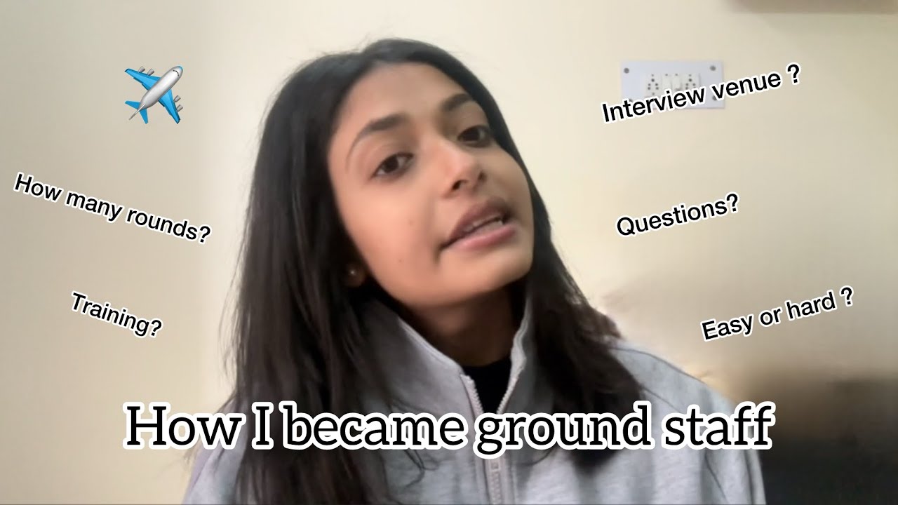 How I became a Ground staff ✈️
