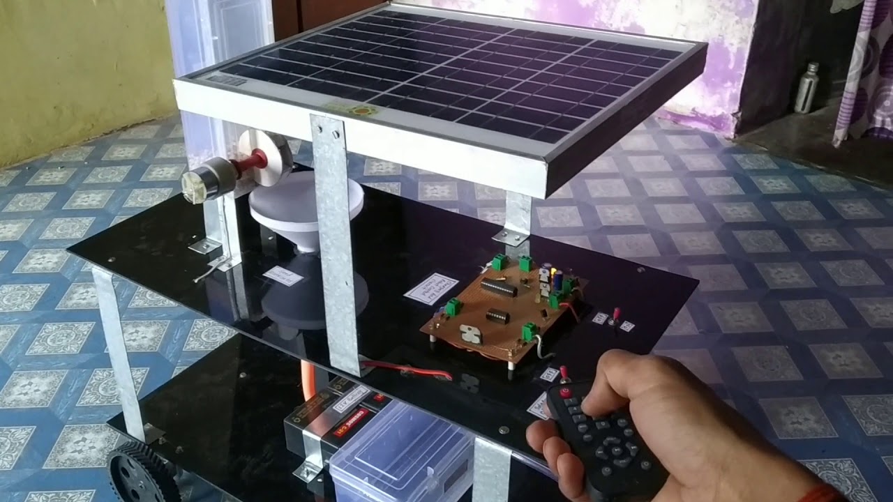 Solar Powered Seed Sowing & Plant Watering Agriculture Robot